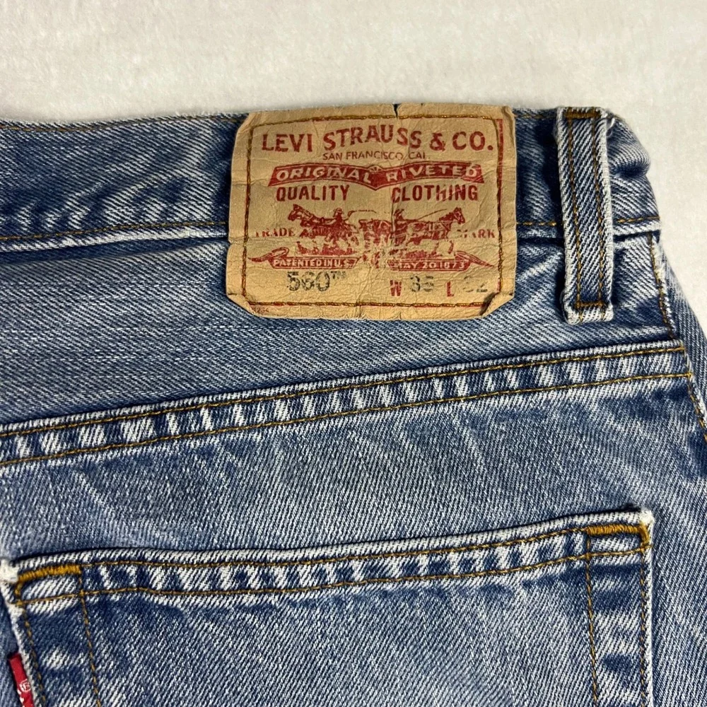 Levi's‎ 560 Comfort Fit Men's Jeans Blue Wash Size W36 L31 Y2K